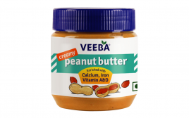 Veeba Peanut Butter Creamy  Plastic Jar  340 grams